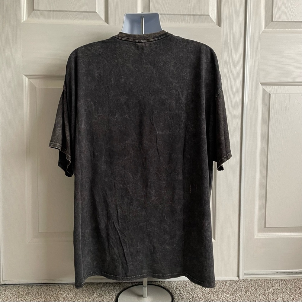 Selena Gray Bleach Dyed Band T-Shirt Size XL Graphic Song Lyrics Photos Cotton - Picture 7 of 11